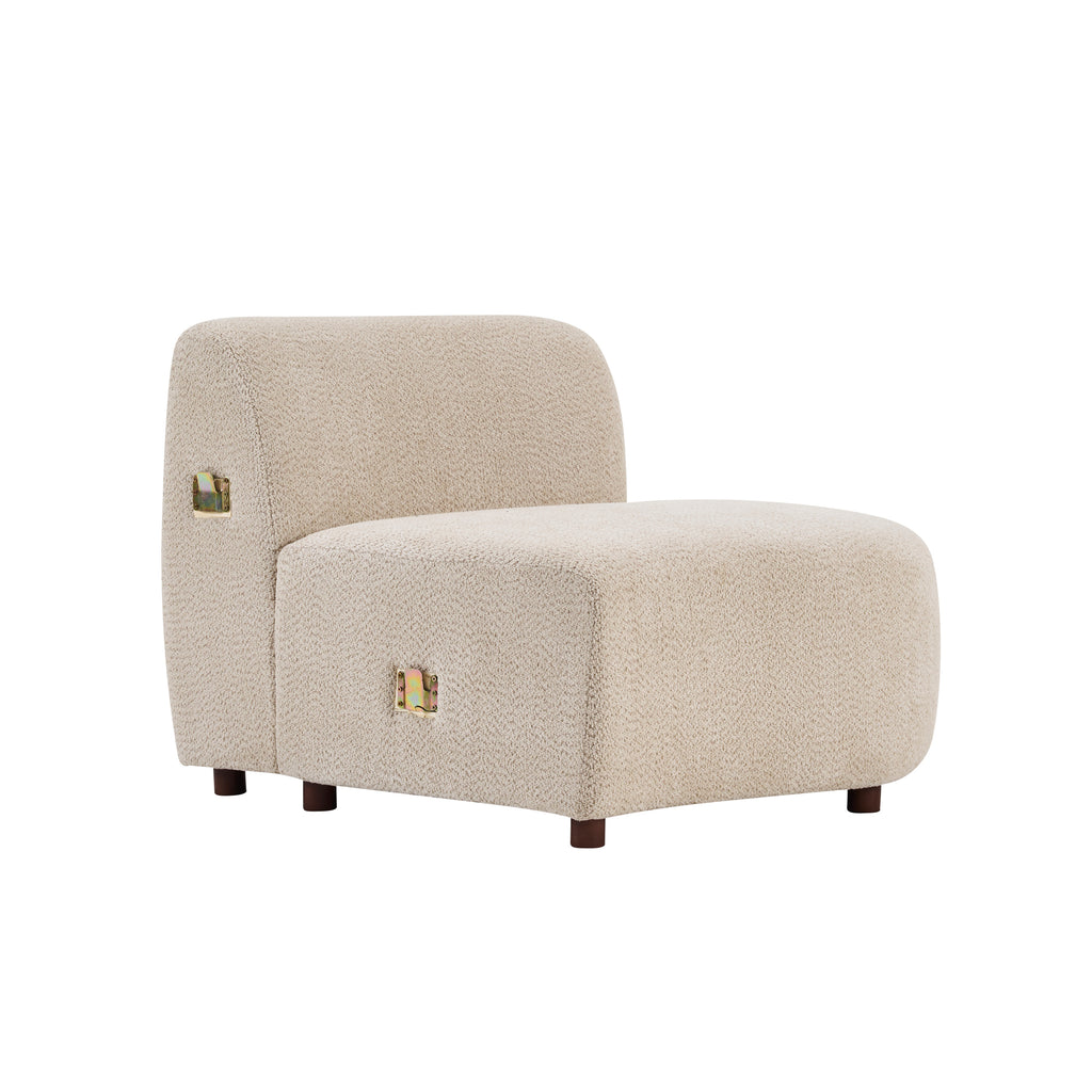 Cozelle 3-Piece Modern L Shape Sectional Curved Cloud Couch