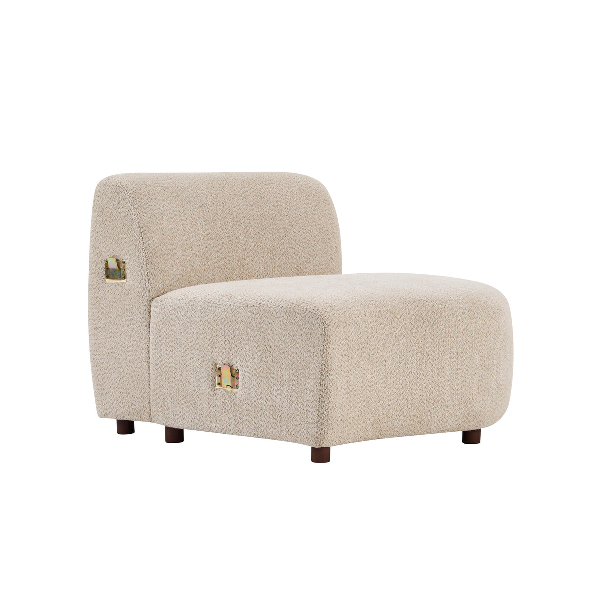 Cozelle 3-Piece Modern L Shape Sectional Curved Cloud Couch