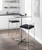 30" Contemporary Stackable Barstool Set of Three