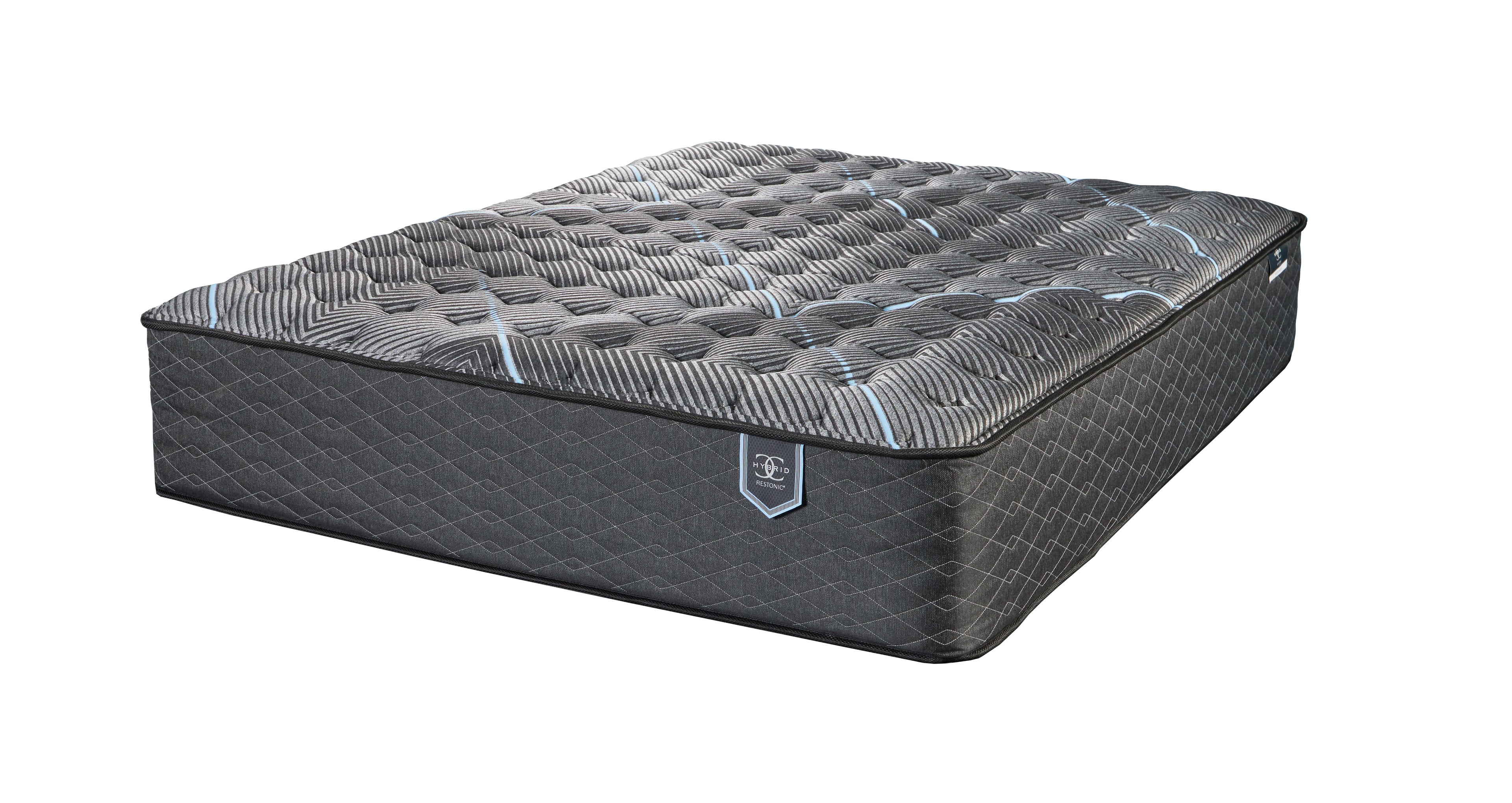 Restonic ComfortCare Hybrid Restful Nights Plush, King + 12-Piece Premium Comfort Bedding Pack, King Size