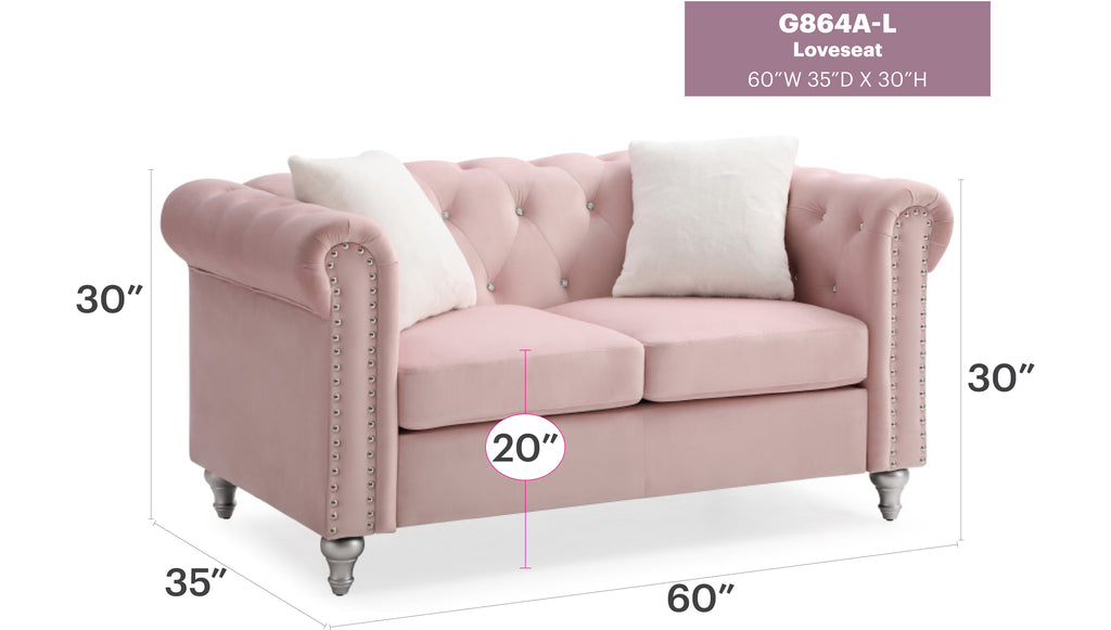 Cozy Contemporary Loveseat