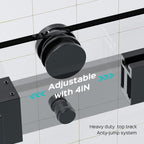 Frameless Double Sliding Shower Door (56-60" x 76")