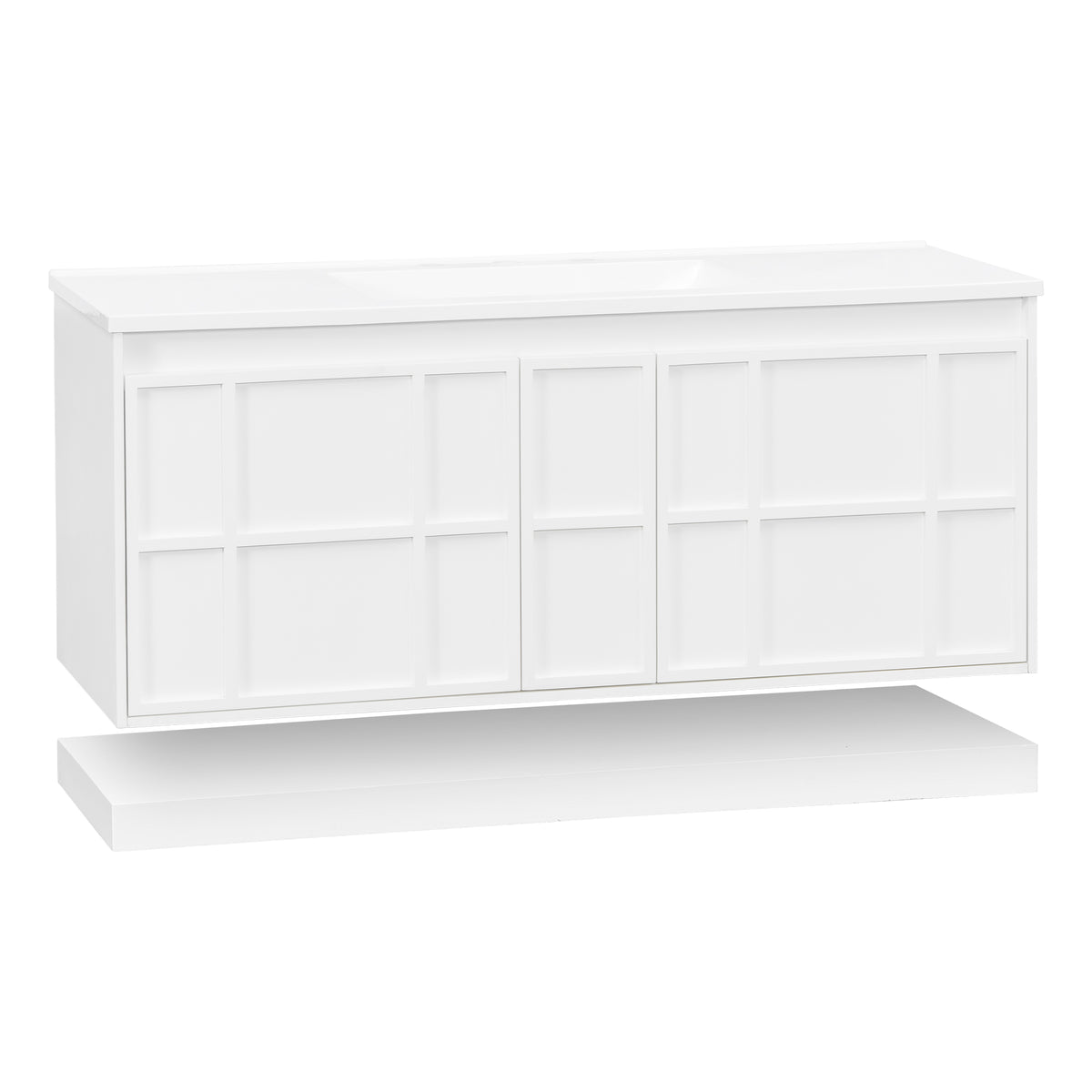 48 Inch Wall Mounted Bathroom Vanity Cabinet