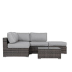 Fully Assembled 3-Piece Wicker Seating Group with Plush Cushions