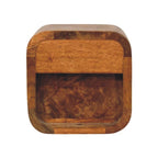 Solid Wood Curved Wall Mounted Bedside