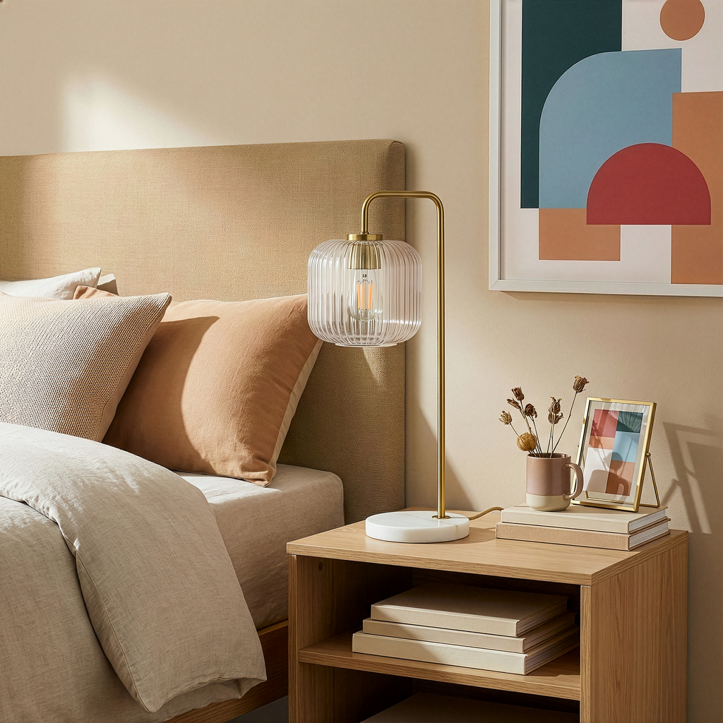 Haven Clear Glass Table Lamp