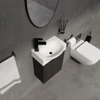 16" Bathroom Vanity Sink Combo for Small Space