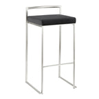 30" Contemporary Stackable Barstool Set of Three