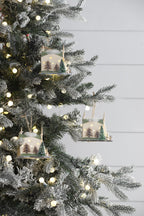 Decorative Hanging Christmas Tree Tent Ornaments - Set of 6