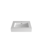 Integrated Solid Surface Basin - Glossy White