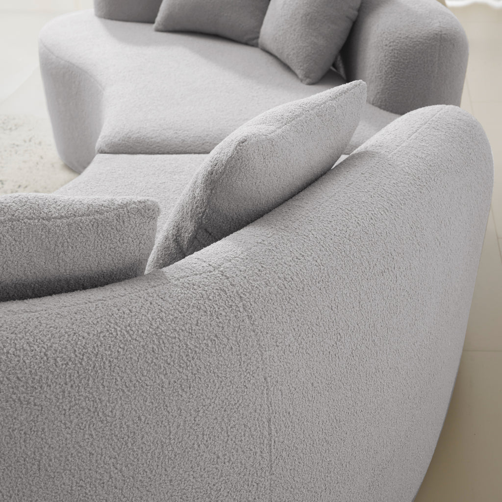 Curved Four Seater Sofa