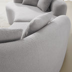 Curved Four Seater Sofa