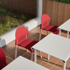 Summer 4-Pack Crimson Chairs