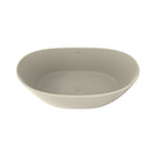 61 Inch Freestanding Solid Surface Soaking Bathtub