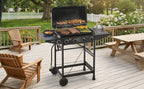 4 Burner BBQ Propane Gas Grill with Side Burner
