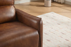 Brown Color Air Leather Electric Recliner Chair with Rocker and Swivel