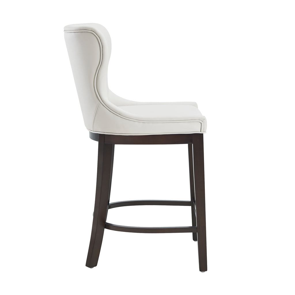 Blair Wood Upholstered Counter Stool