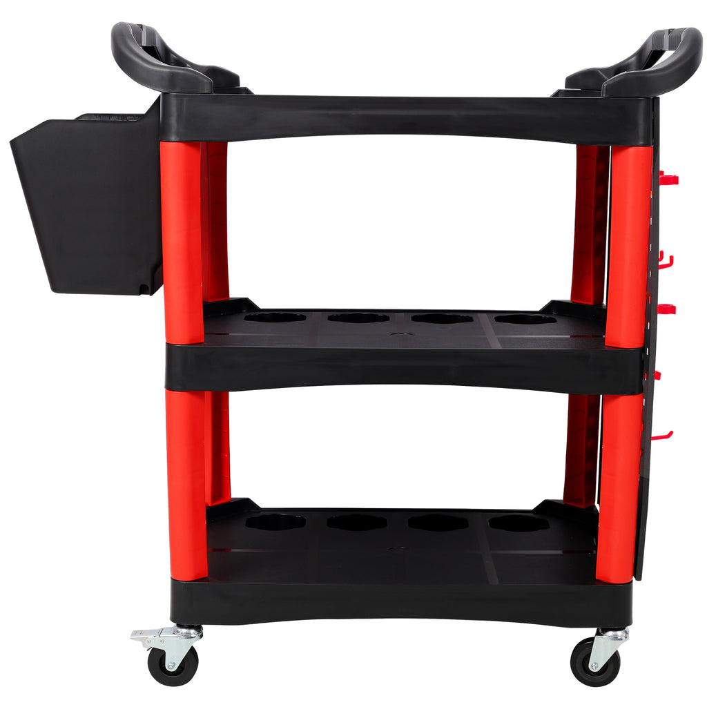 3 Tier Rolling Auto Detail Cart