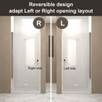 33-32" x 72" Bifold Shower Door