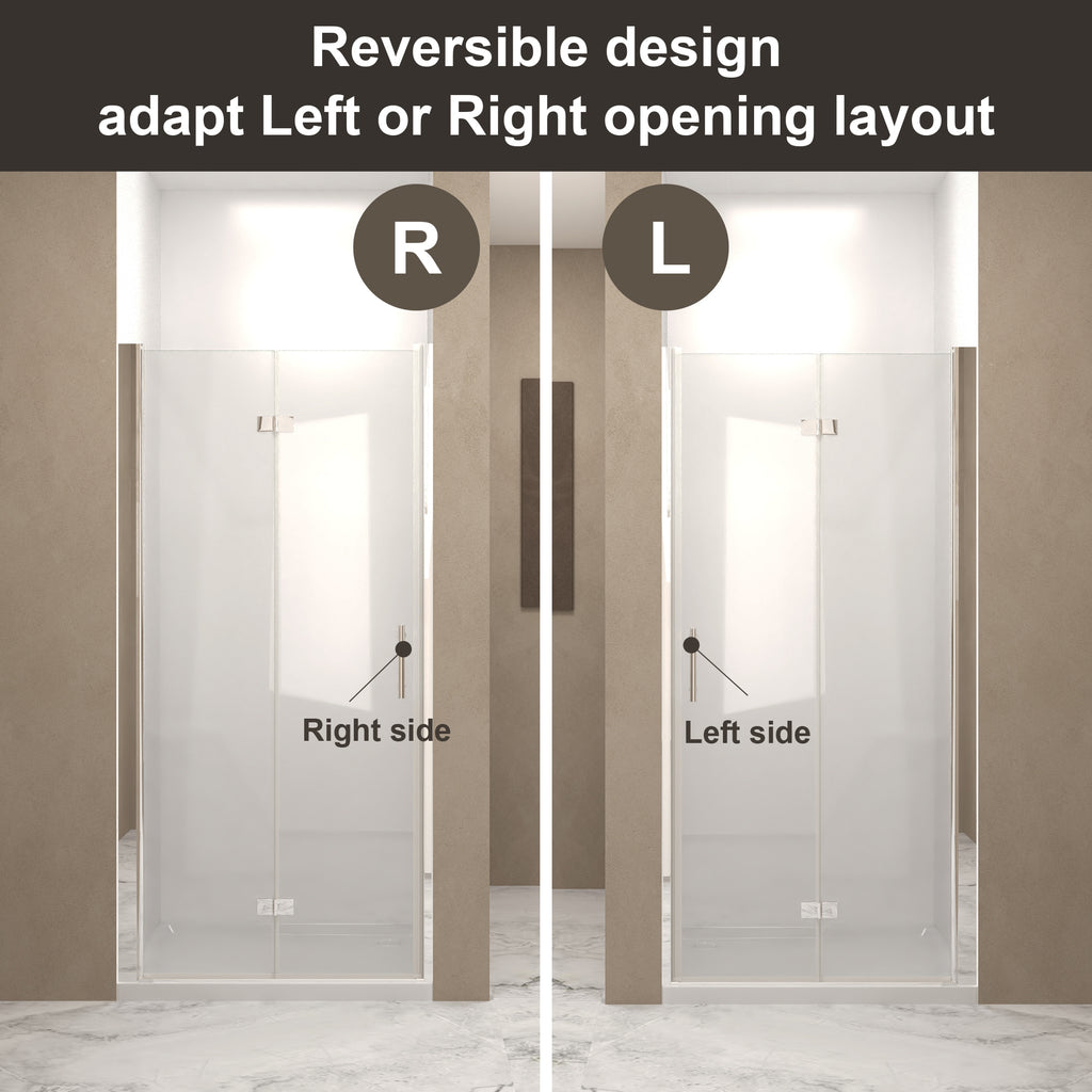 37-36" x 72" Bifold Shower Door