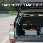 3-in-1 Folding Wagon Cart with Bench Seat & Canopy