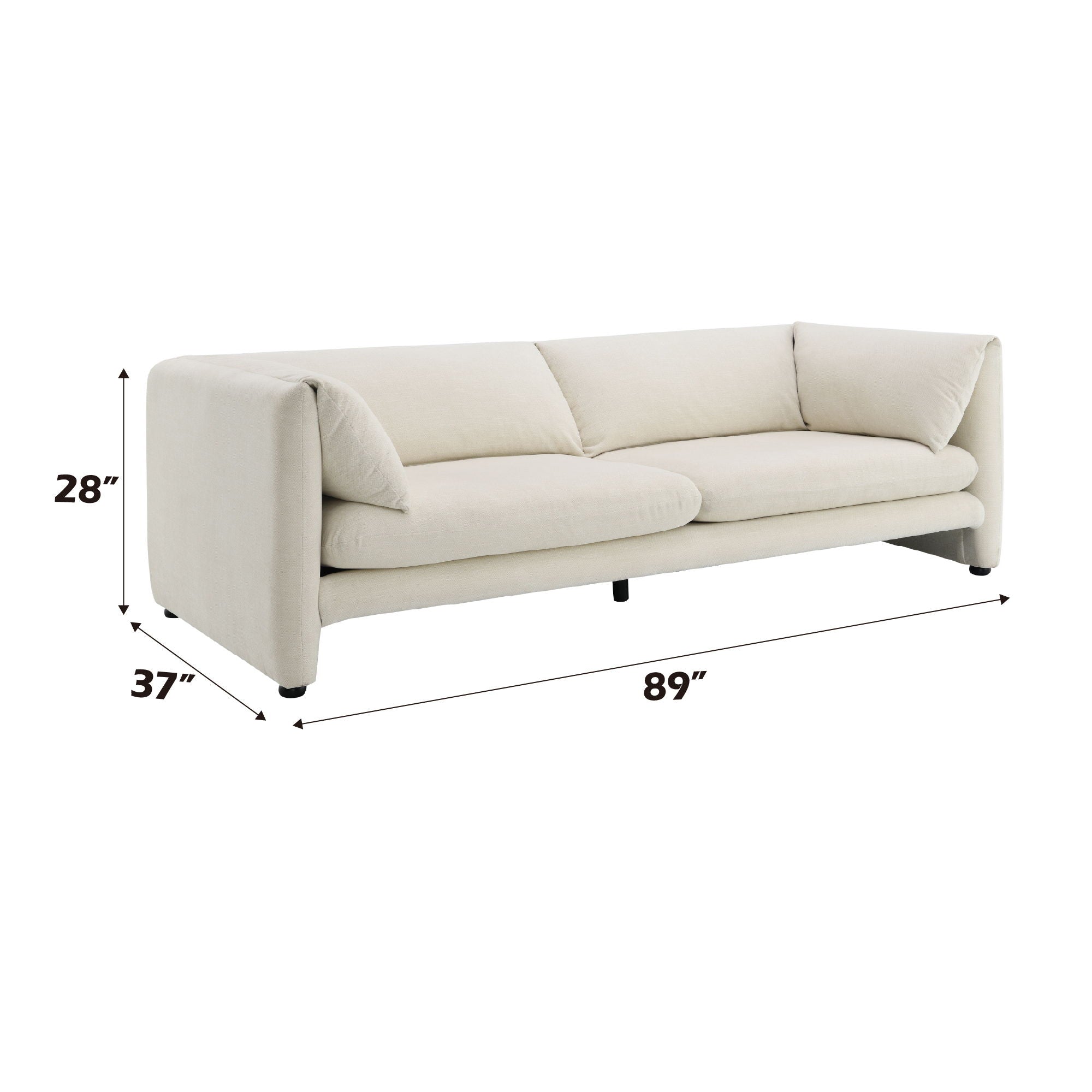 Jaeda Boucle Sofa - Beige
