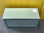 Kids Wooden Toy Box Storage with Safety Hinged Lid - Sage