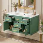 36" Wall Mounted Bathroom Cabinet – French Style Bathroom Vanity