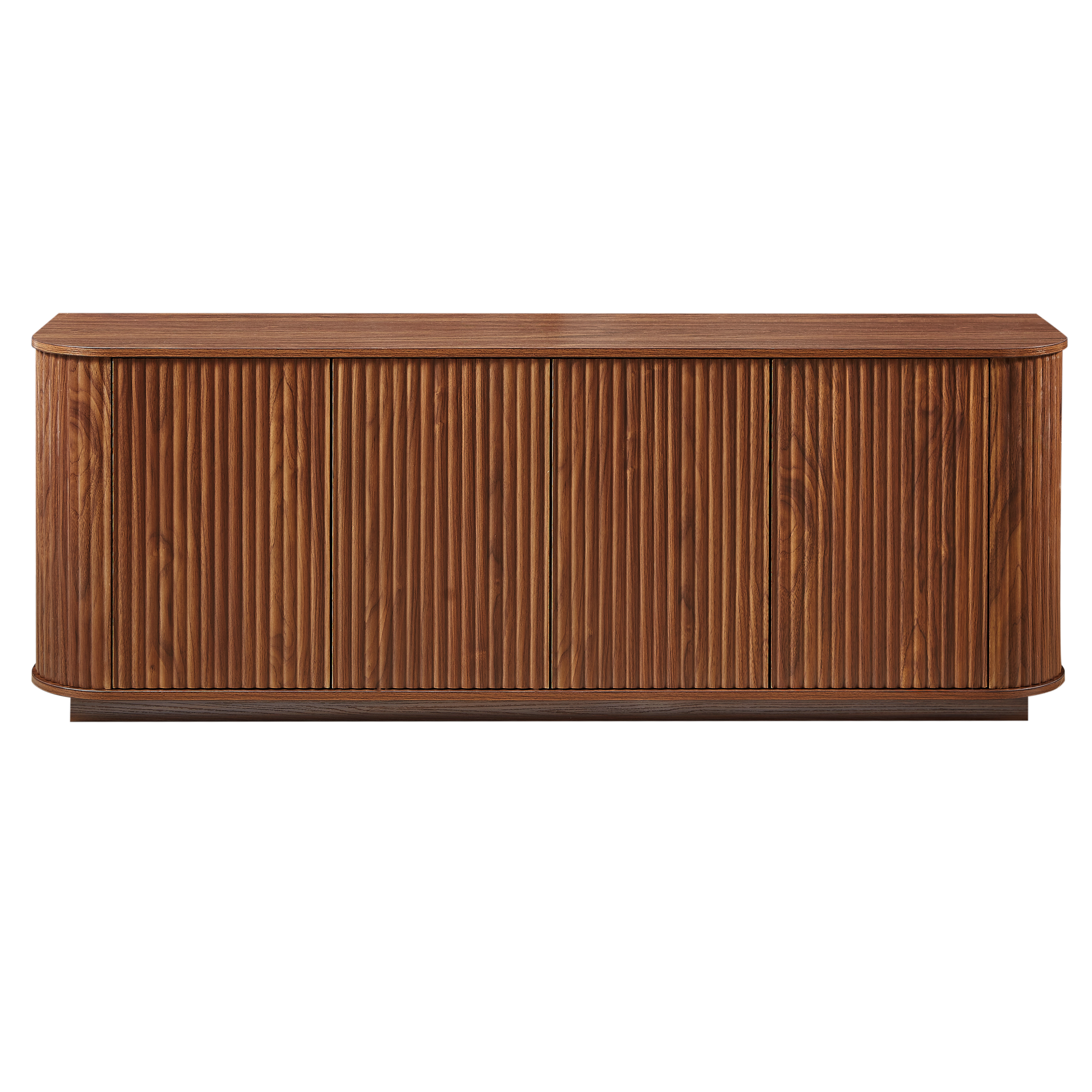 Sideboard Storage Cabinet with Wave Pattern