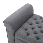 Hayes Armed Storage Bench