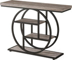 41.3" Industrial Console Table, 4-Tier