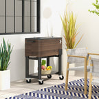 Outsunny Outdoor Cooler Cart - Rolling Beverage Ice Chest