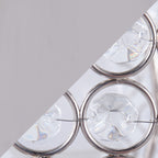 27" Contemporary Metal Table Lamp Set
