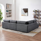Glander Pillow Back Linen Sectional