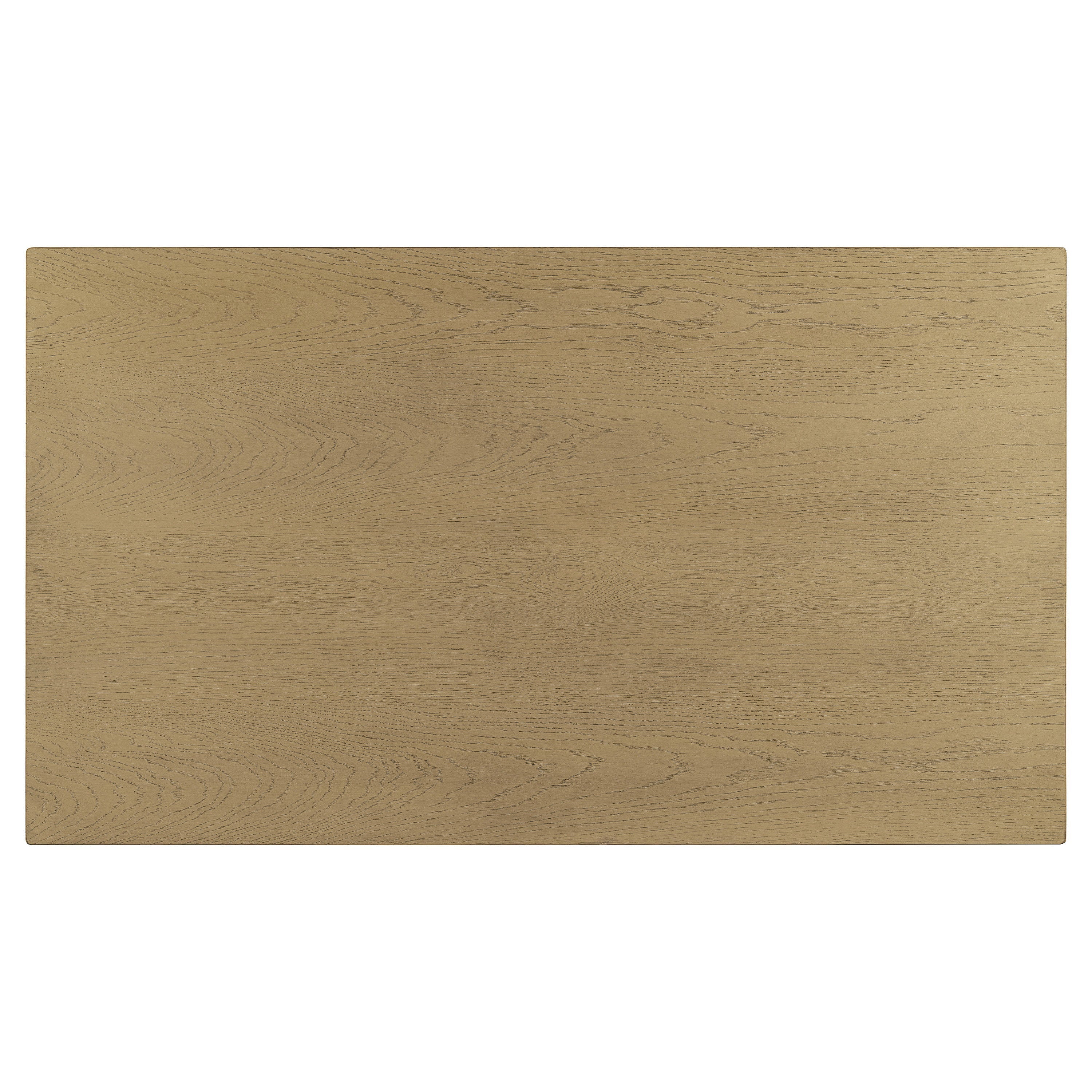 55.1' Wood Coffee Table with Black Legs and Open Storage Shelves