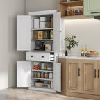 HOMCOM 72" Kitchen Pantry, Tall Storage Cabinet