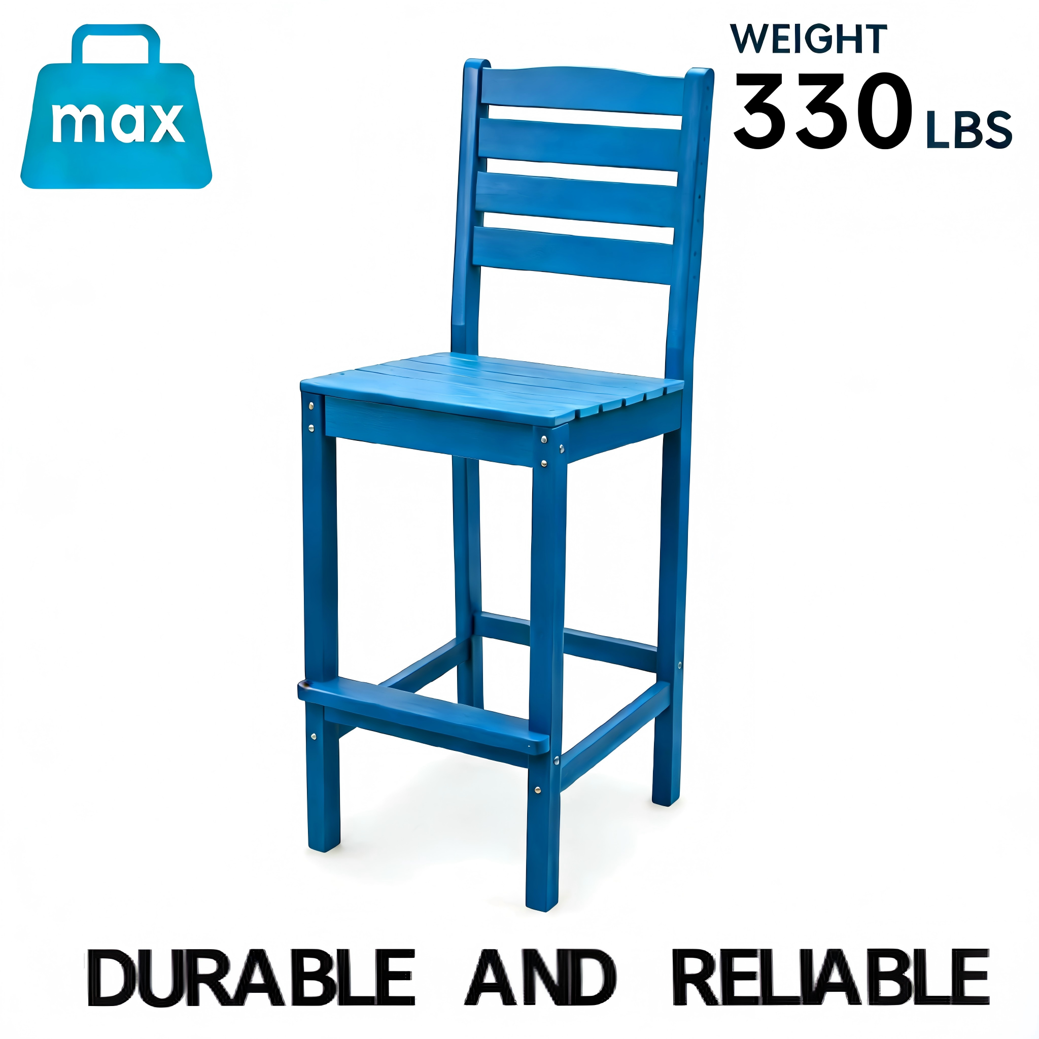 Outdoor Patio Bar Height Chair