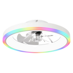 19.7" Modern RGB Ceiling Fan with Lights