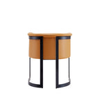 Corso Metal Vegan Leather Dining Chair in Camel
