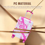 20 Inch PC Spinner Wheel Luggage - Pink