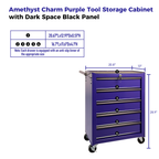 Rolling Metal Tool Chest with 5 Drawers