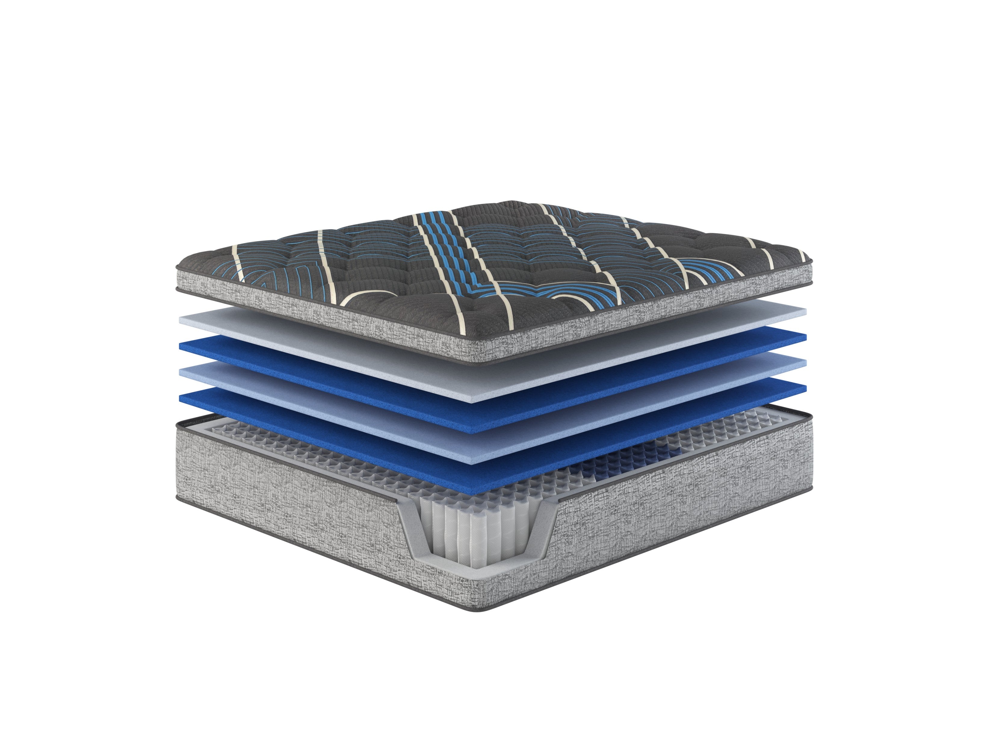 Restonic Comfort Care 15" Euro Top Hybrid Mattress