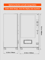 Snack & Drink Vending Machine with Credit Card Reader