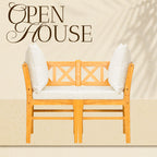 Farmhouse Modern Dining Corner Chairs Set of 2