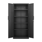 70-Inch 2-Door File Cabinet with Lock, 4 Adjustable Shelves