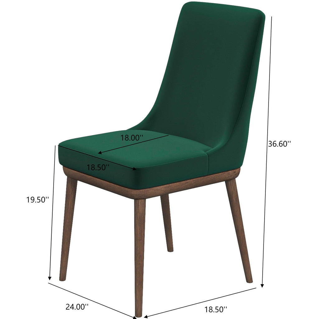 Fast Delivery Kate Mid-Century Modern Dining Chair Set of 2