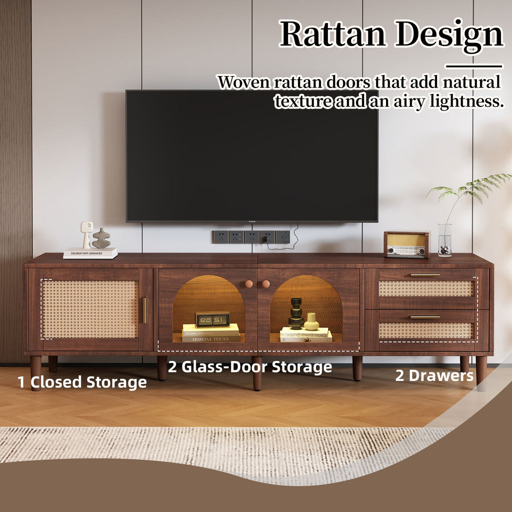 70 Inch TV Stand for TVs Up to 80 Inches