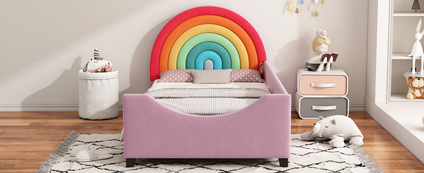 Rainbow Upholstered Twin Daybed