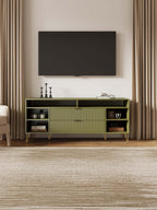 Dumbo 63" Fluted TV Stand in Olive