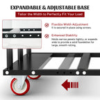 2000LBS Heavy Duty 2-in-1 Table Dolly